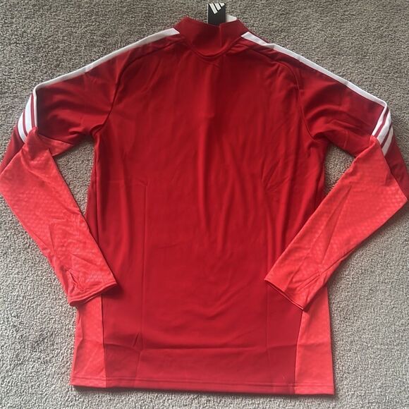Adidas Tiro 26 1/4 Zip Sports Top in Tepore - Picture 9 of 9